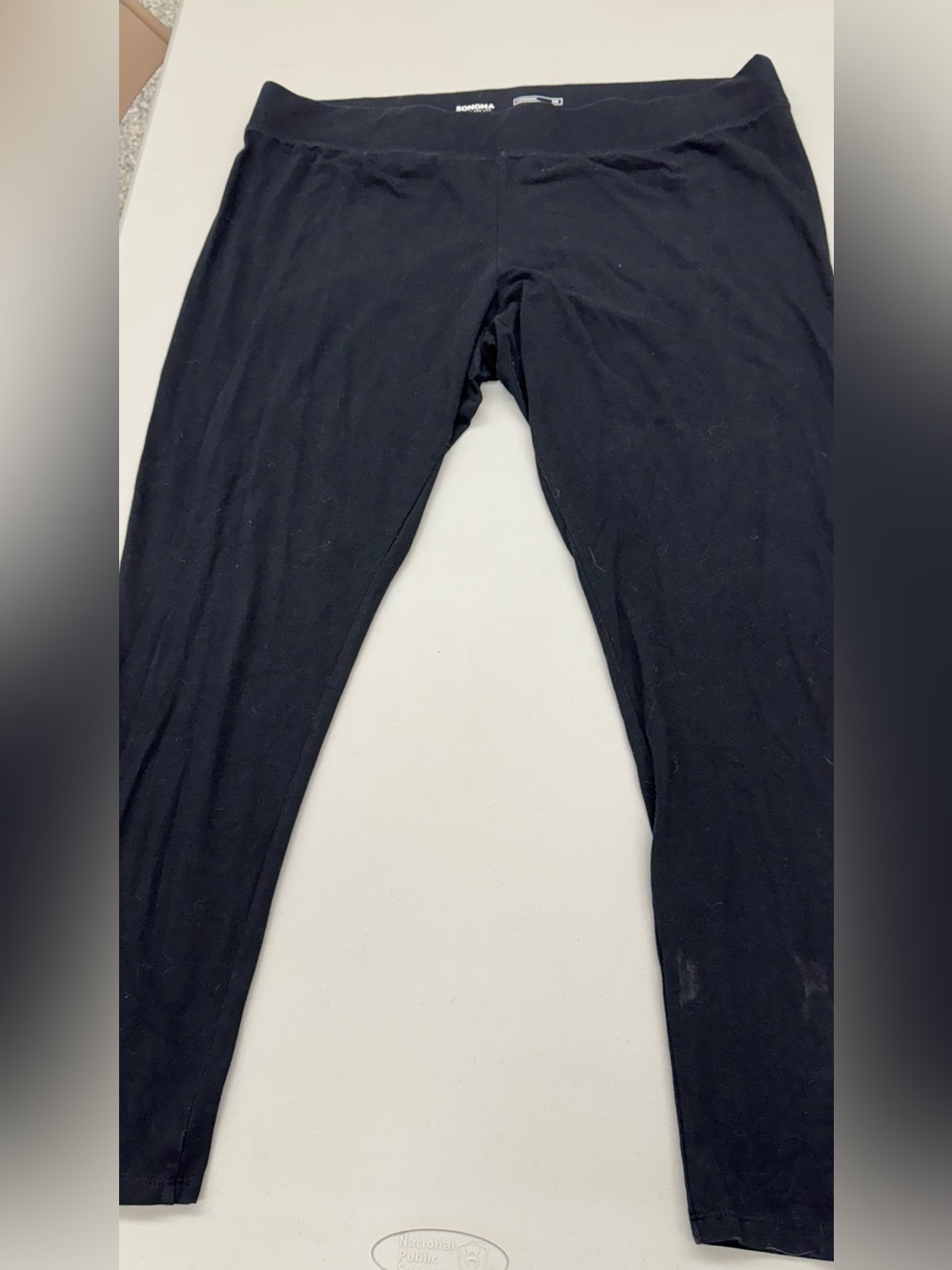 Sonoma Women’s Plus Size Black Stretch Leggings Pants